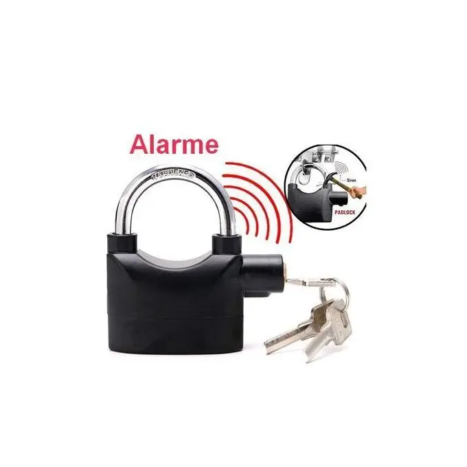 Cadenas Bicyclette et Moto Avec Alarme Antivol