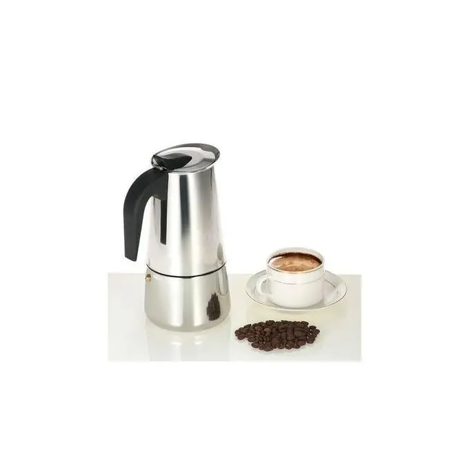 Cafetière Expresso en Acier Inoxydable pour 4 Tasses
