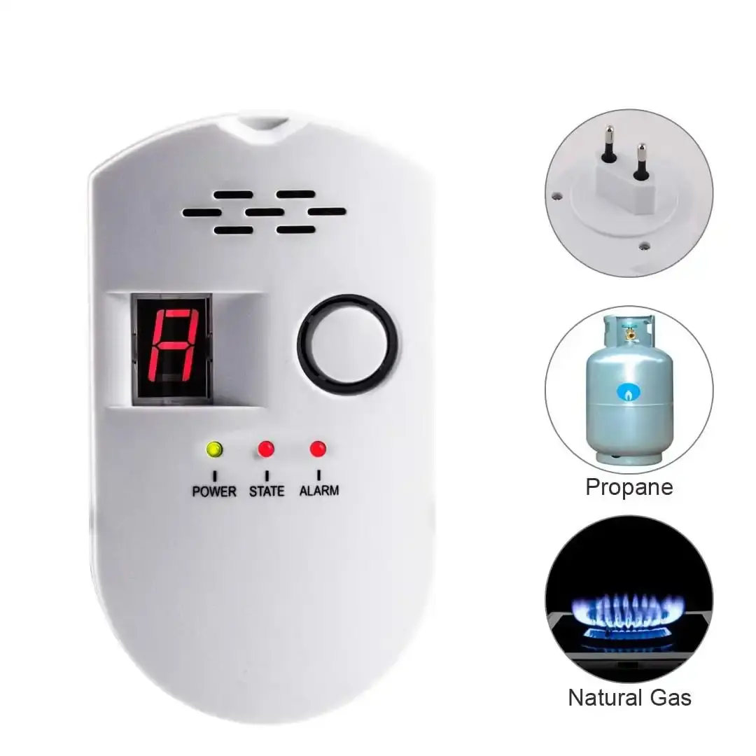 Détecteur de Gaz avec alarme sonore et visuelle
