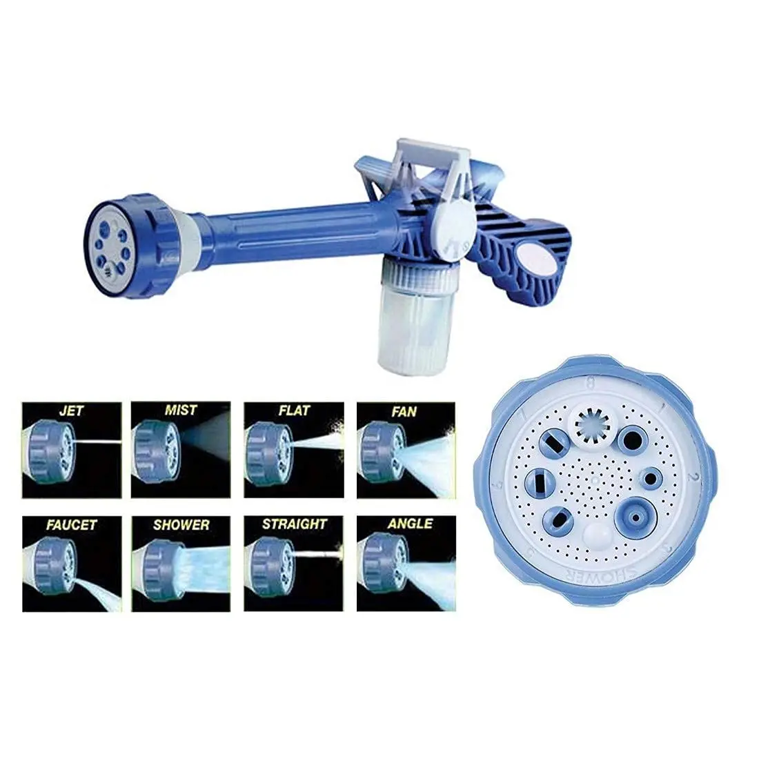 EZ Jet Water Cannon - Pistolet pulvérisateur multifonction avec distributeur de savon intégré | Nextdeal Tunisie