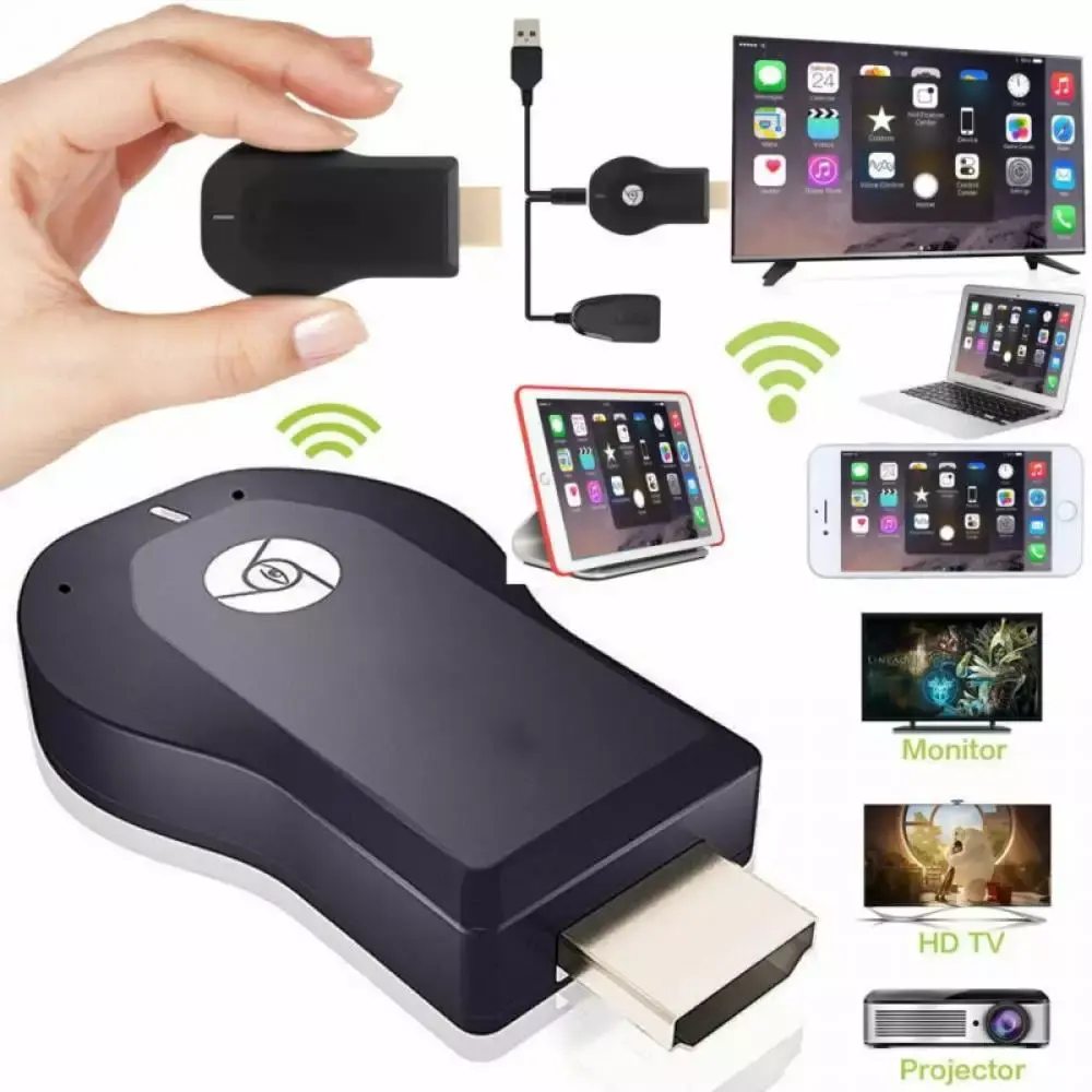 Récepteur d'affichage sans fil Wifi 1080P