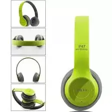 Casque Bluetooth avec radio FM pour PC TV SmartPhone - Vert