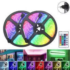 10 Mètre LED 2 x 5 mètre RGB ruban - Multicolore