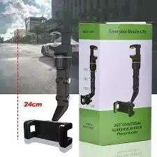 Support de Voiture pour Chargement sans Fil fast, Surface en Verre Miroir, Rotation à 360 °