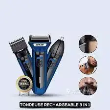 Tondeuse cheveux - 3 en 1 - Rechargeable