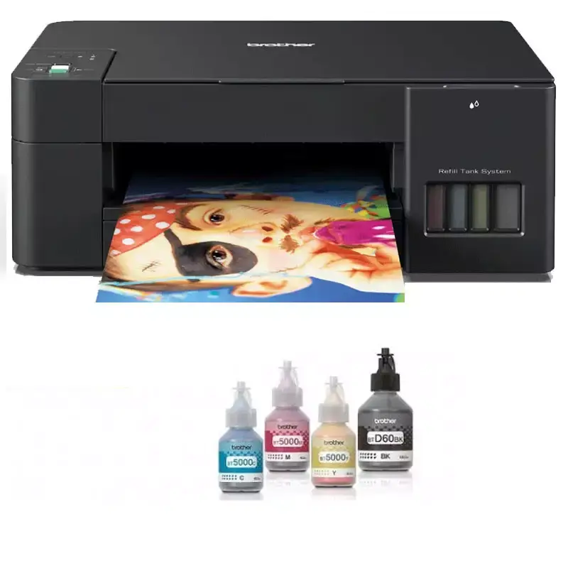 Imprimante Multifonction 3en1 Jet d'encre Brother inkbenefit plus DCP-T220 / Couleur / A4 / Noir