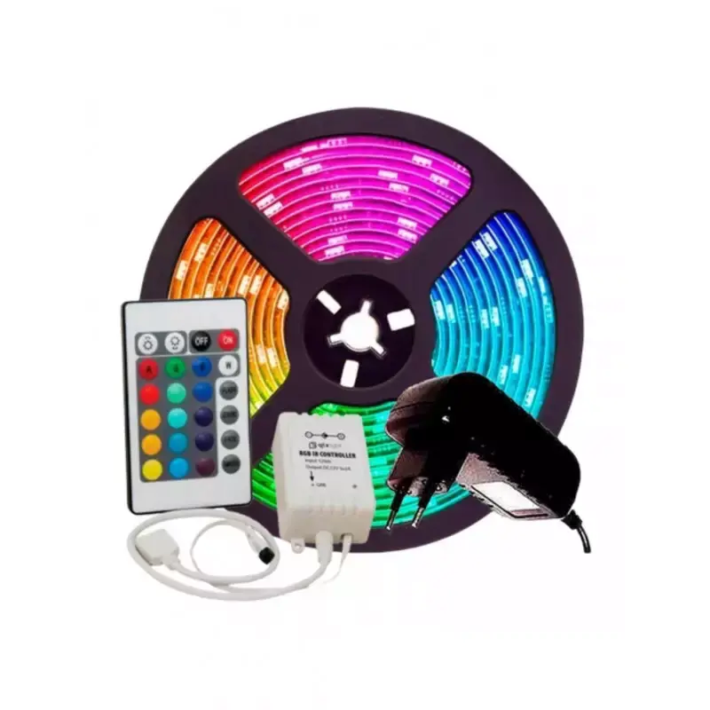 Ruban Led Rgb - 12 V - Adhésif - 3 couleur - 5 M
