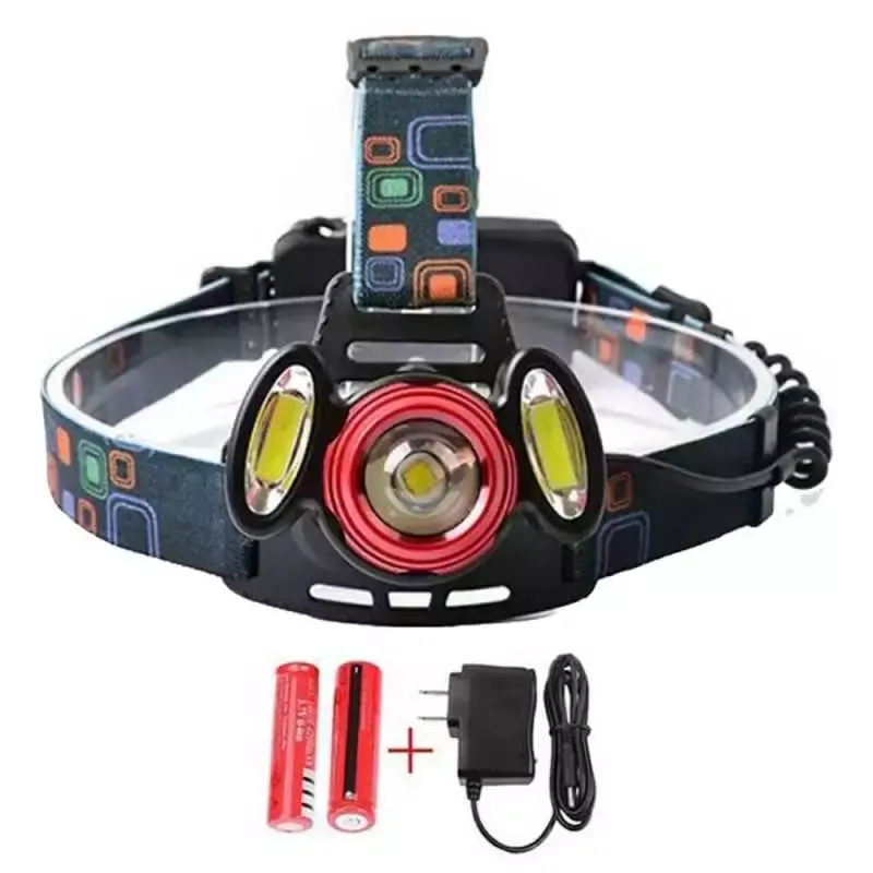 Lampe Frontale Fiable avec une alimentation rechargeable - étanche - 4 Modes