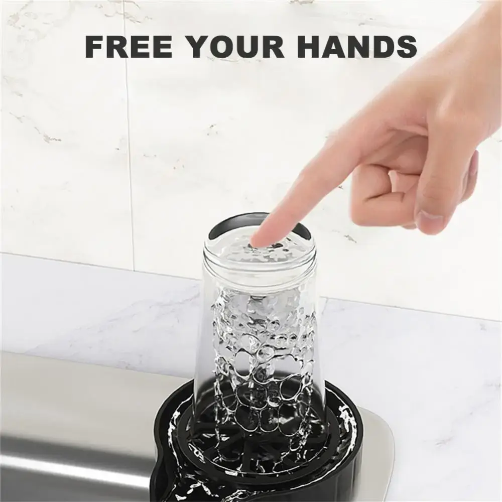 Lave-tasse à haute pression automatique, robinet de rinçage en verre, lave-tasse en verre | Nextdeal Tunisie