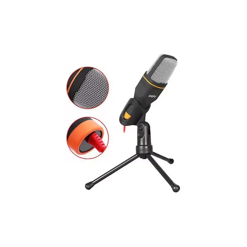 Microphone avec support trépied - Gaming 3,5 mm - SN340