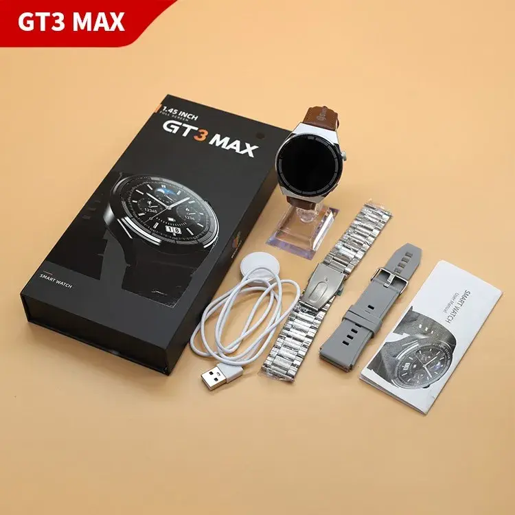 Gt3 Max montre intelligente IP67 TFT iOS , appel fréquence cardiaque musique jouer surveillance de la pression