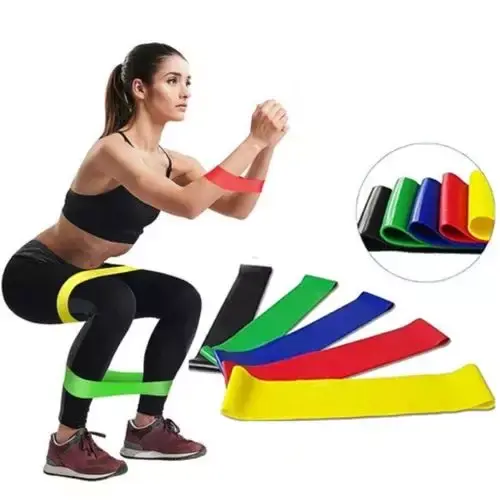 Pack De 5 Bandes De Resistance Latex - 5 Elastiques - Qualité Supérieur - Sports & Fitness
