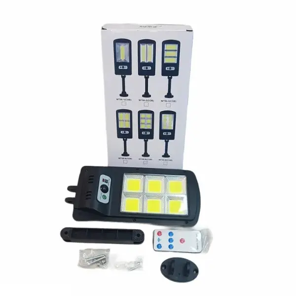 Projecteur solaire avec détecteur de mouvement et télécommande W756-6(COB)