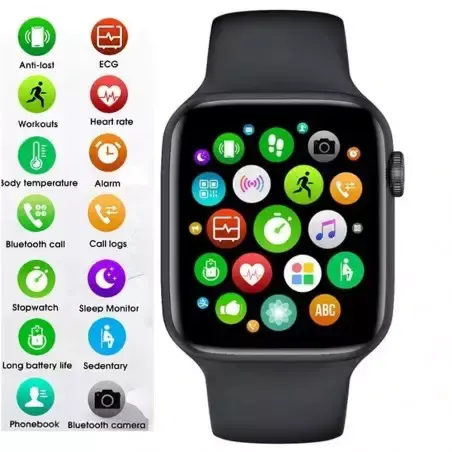 Smart Band Fitness - Smart Watch FT80 - Noir