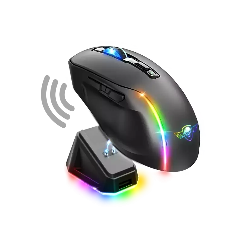 Souris Gaming Sans Fil Spirit of Gamer ELITE M50 DARK / RGB / Noir