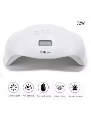 Sun x Plus 72 watt - 2 mains Sèche Ongles Professionnel - Lampe LED UV