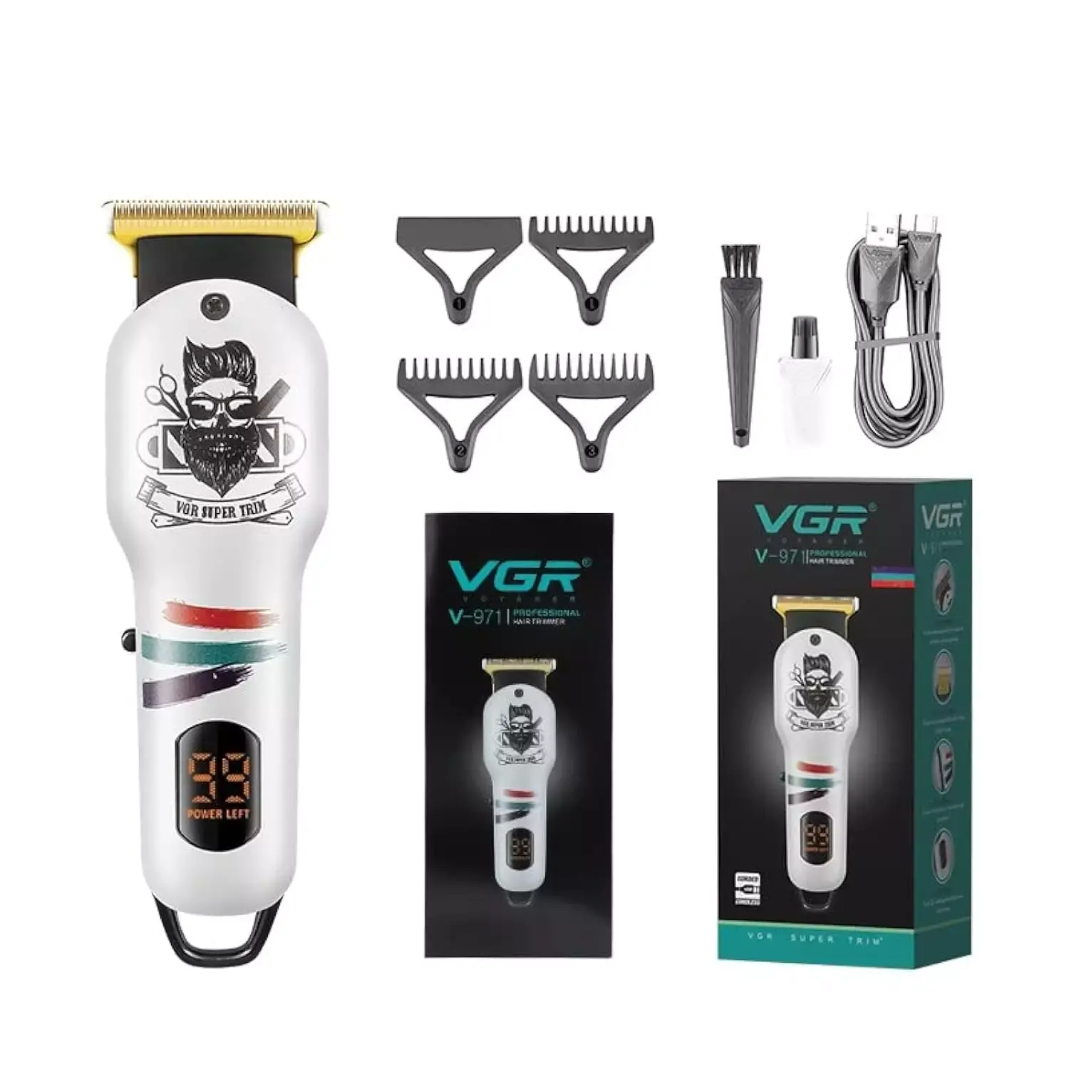Tondeuse à Cheveux Professionnel VGR V-971