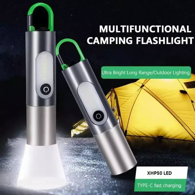 Lampe de poche tactique multifonction - Rechargeable - Option signal sos