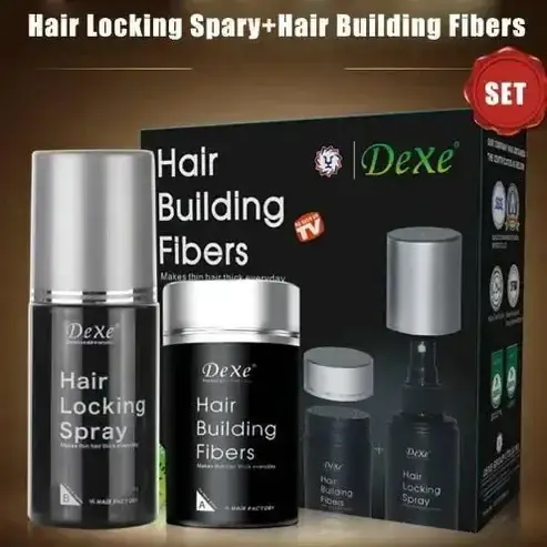 Kit de renforcement des fibres anti-chute de cheveux - Noir