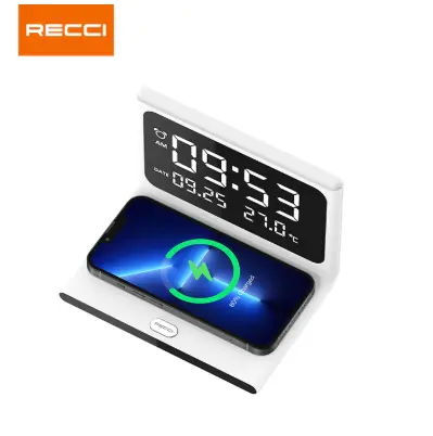 Chargeur sans fil Recci RLS-L12 avec lampe