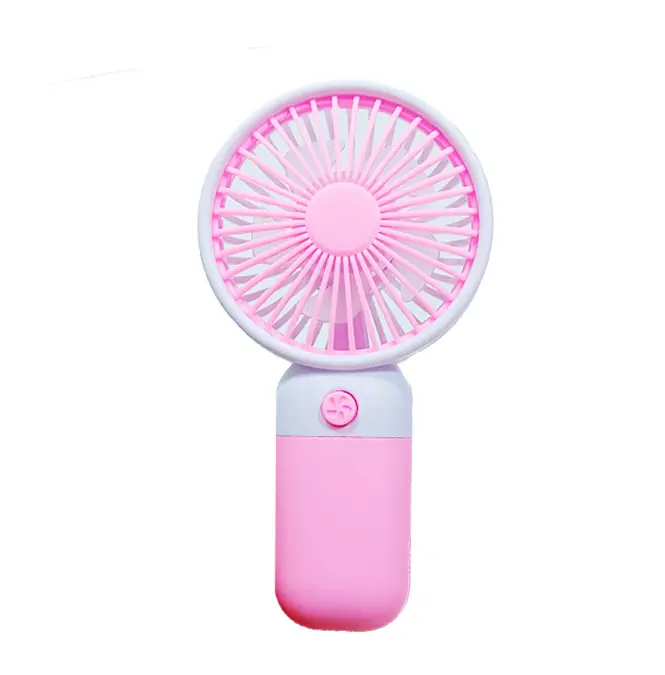 Mini Ventilateur portable sans fil rechargeable Rose