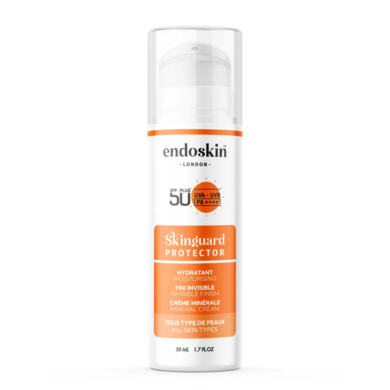 Skinguard Ecran solaire hydratant invisible spf50+ 50ml