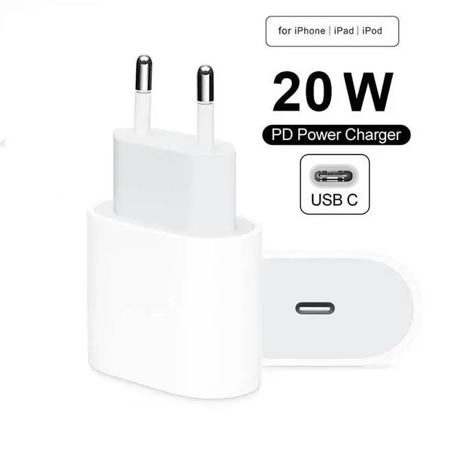 Adaptateur Tête chargeur USB-C 20W pour iPhone