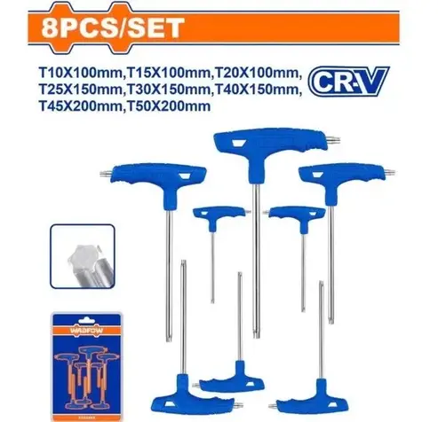 ENSEMBLE DE 8 CLÉS TORX EN T